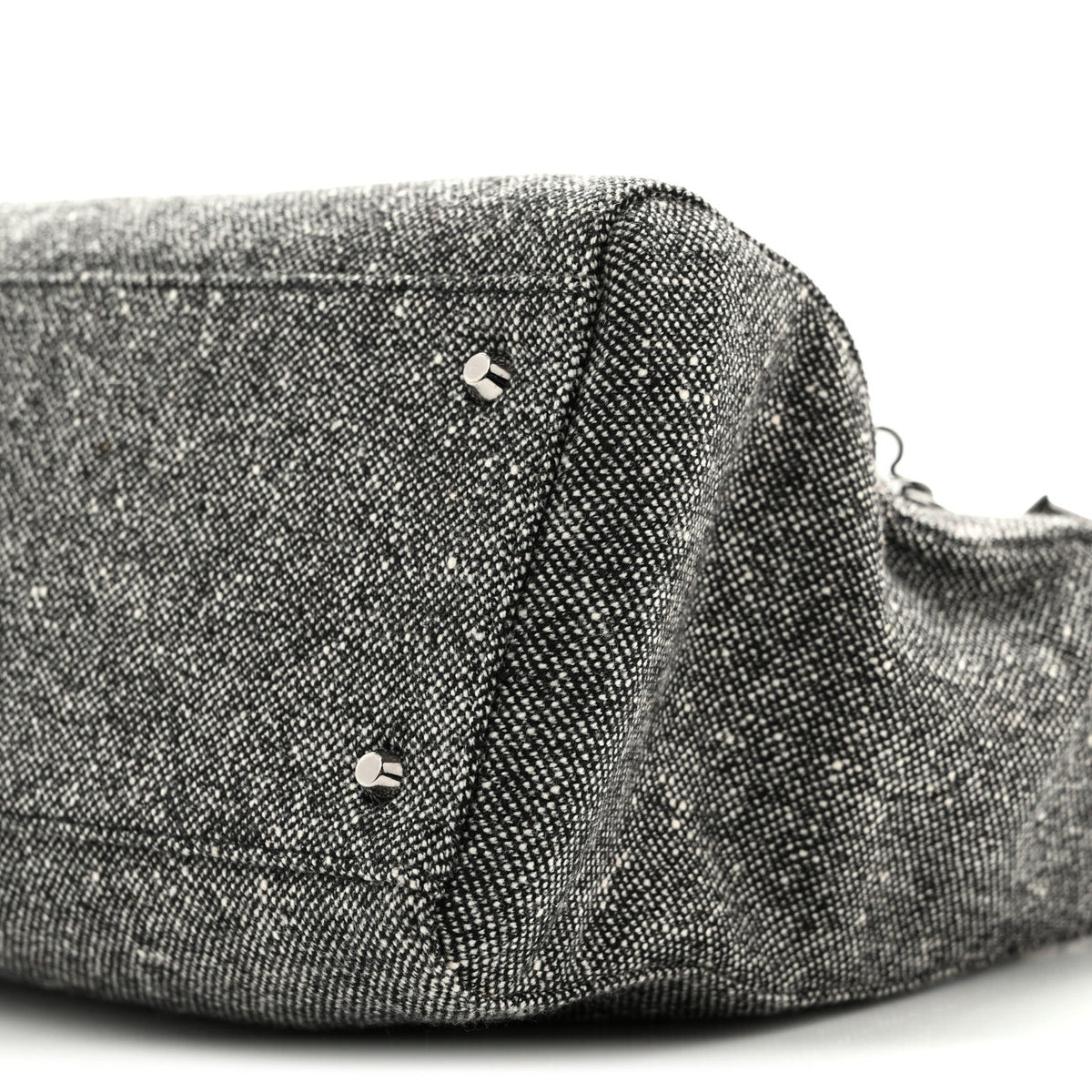 Medium Canvas Handbag - Black