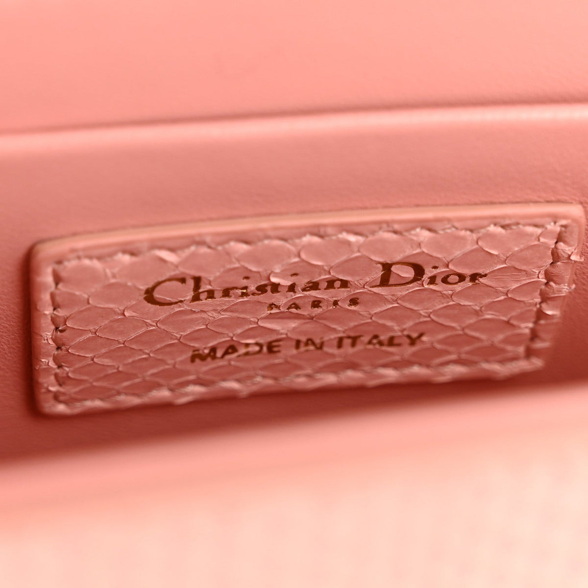 Snakeskin 30 Montaigne Box Bag Rose Clai Handbag
