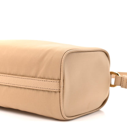 Nylon Shoulder Bag - Brown