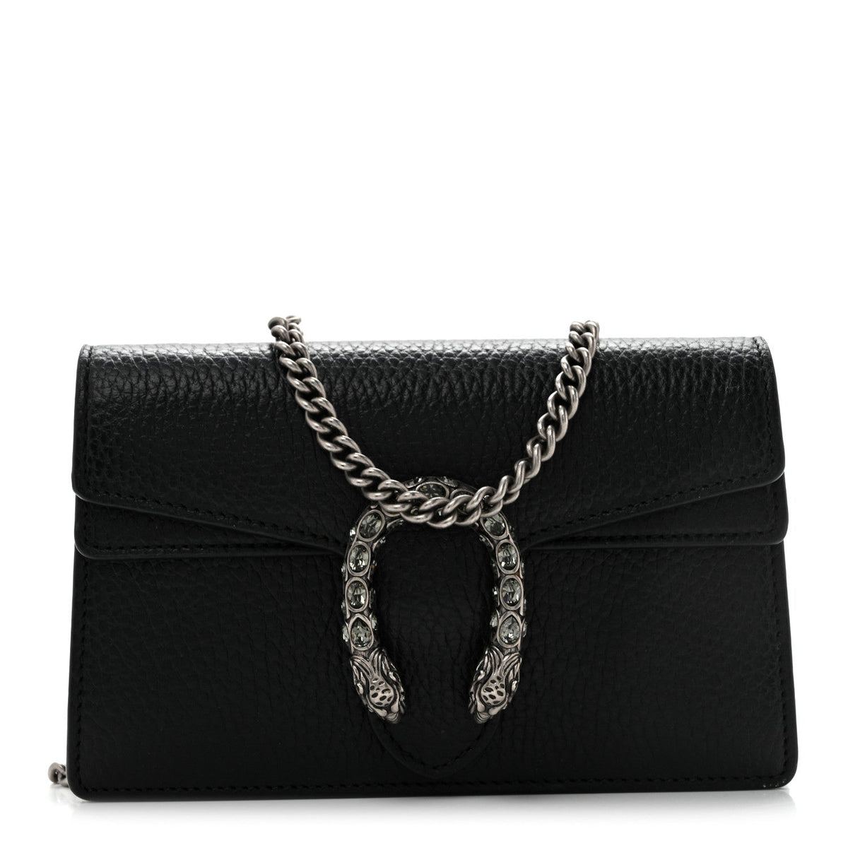 Mini Calfskin Shoulder Bag - Black