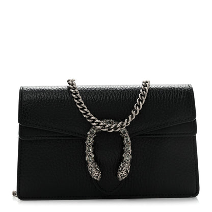 Mini Calfskin Shoulder Bag - Black