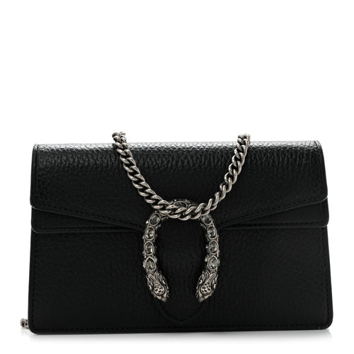 Mini Calfskin Shoulder Bag - Black