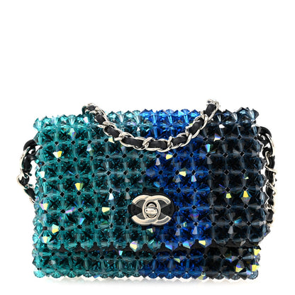 Mini Flap Shoulder Bag - Blue