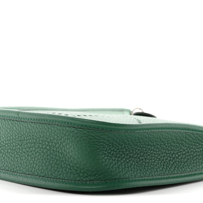 Taurillon Clemence Evelyne Tpm Vert Vert Handbag