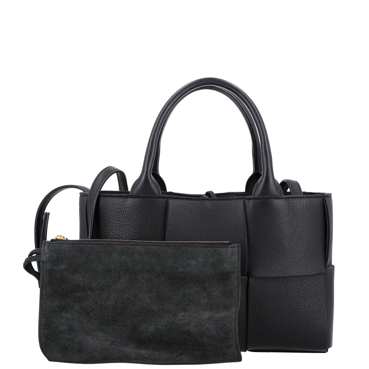 Mini Calfskin Tote Bag - Black
