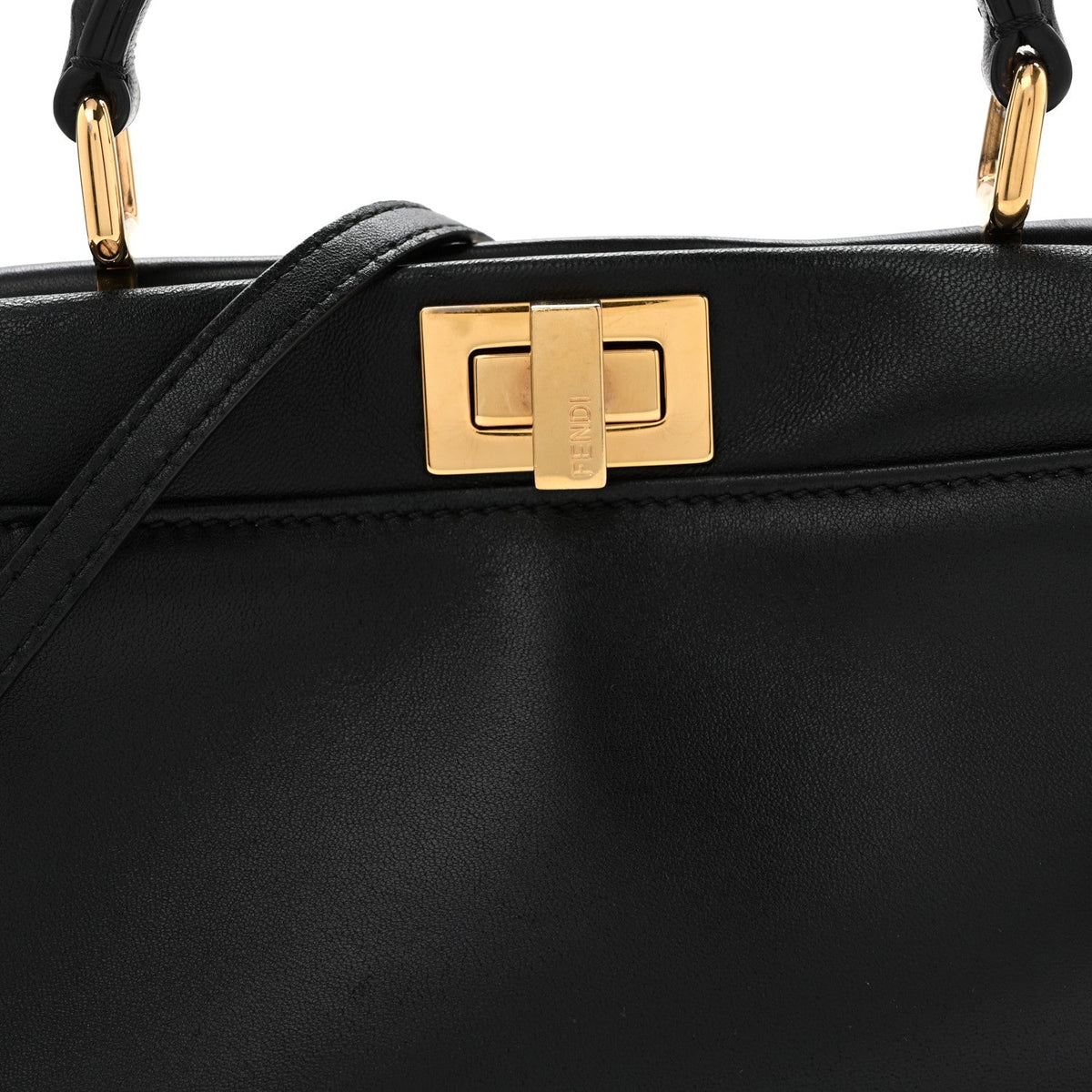 Mini Nappa Satchel Bag - Black