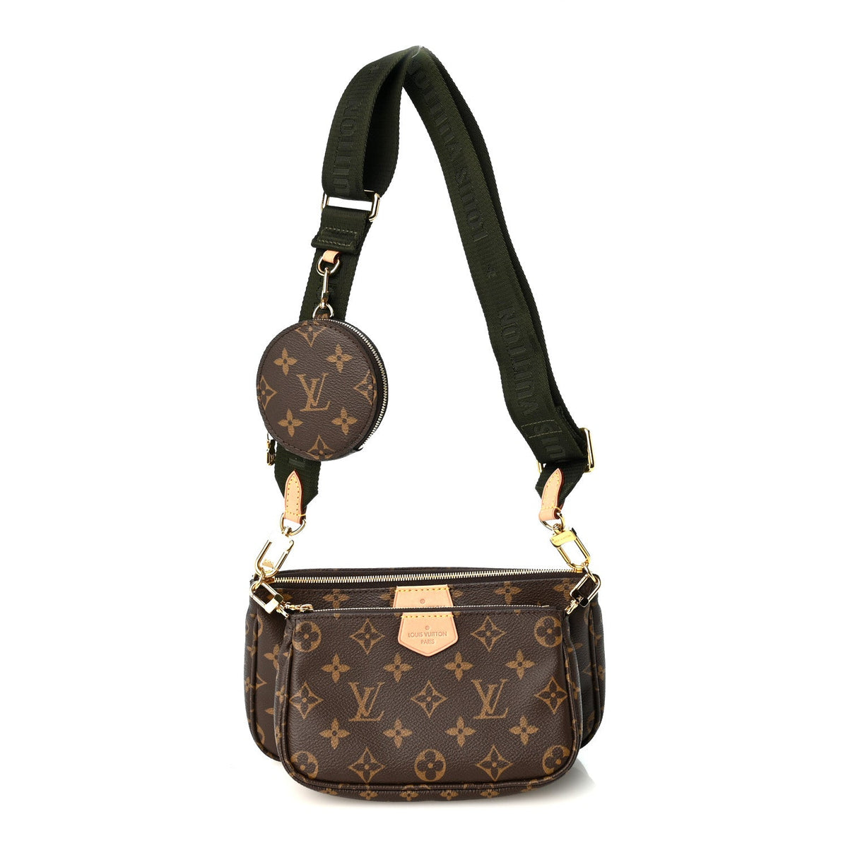 Monogram Multi Pochette Accessories Kaki Handbag
