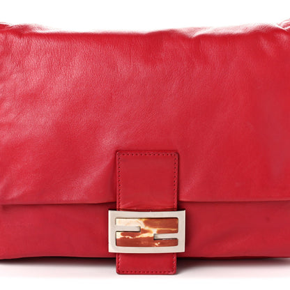 Calfskin Handbag - Red