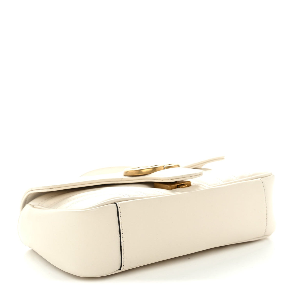 Mini Calfskin Shoulder Bag - White
