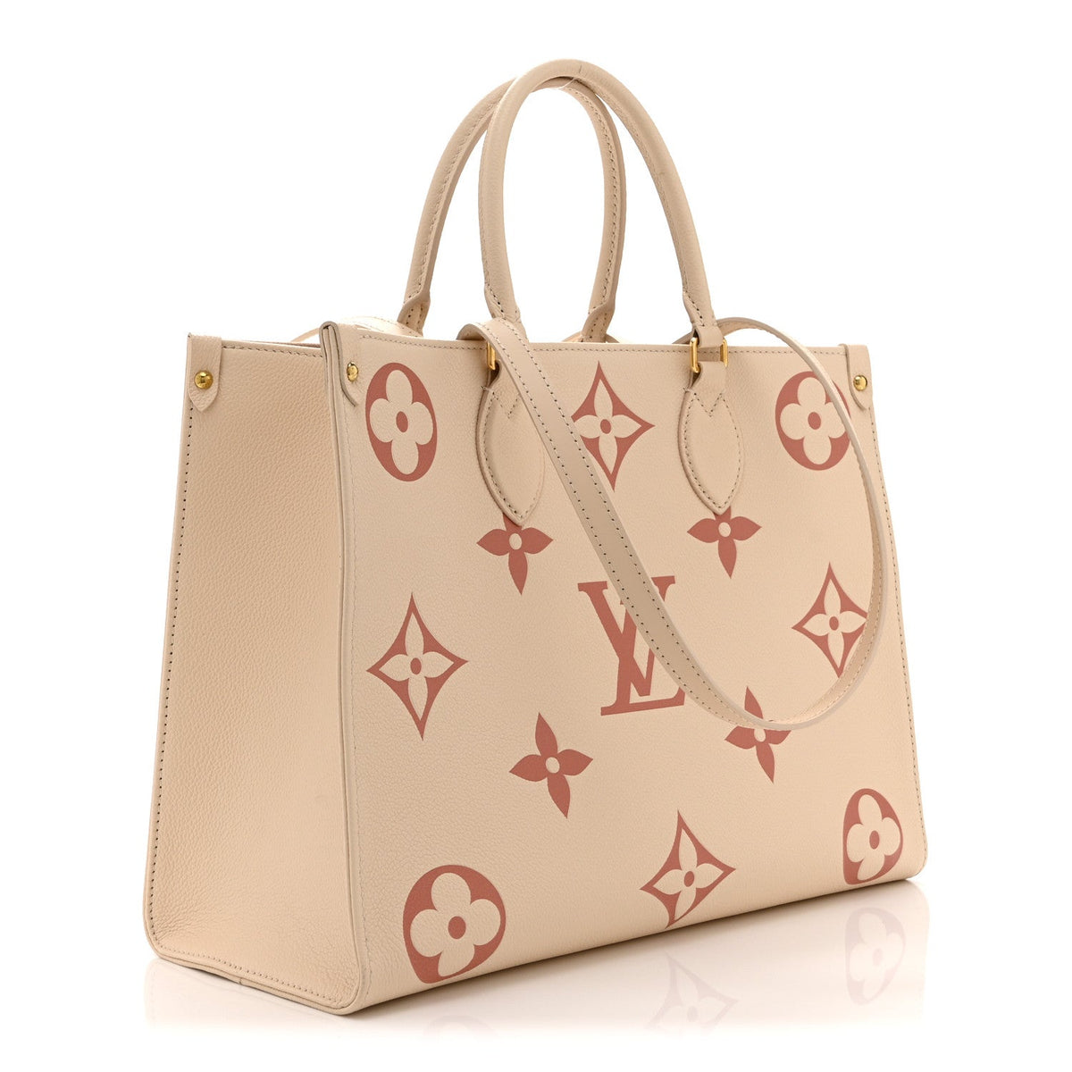 Empreinte Monogram Giant Onthego Mm Crem Handbag