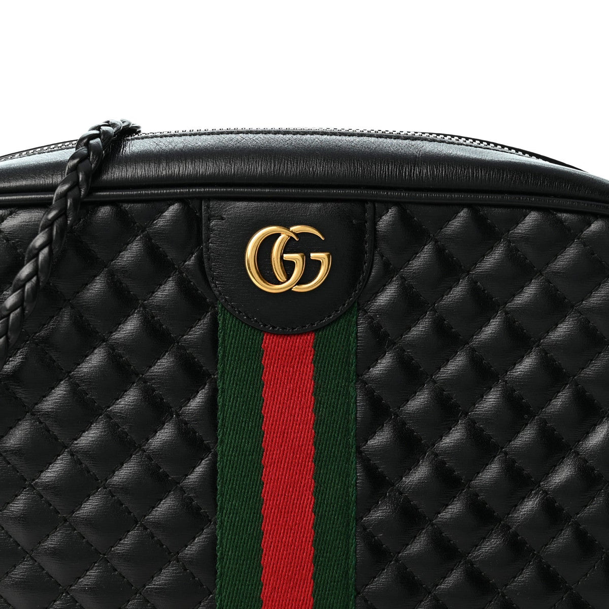 Small Calfskin Shoulder Bag - Black