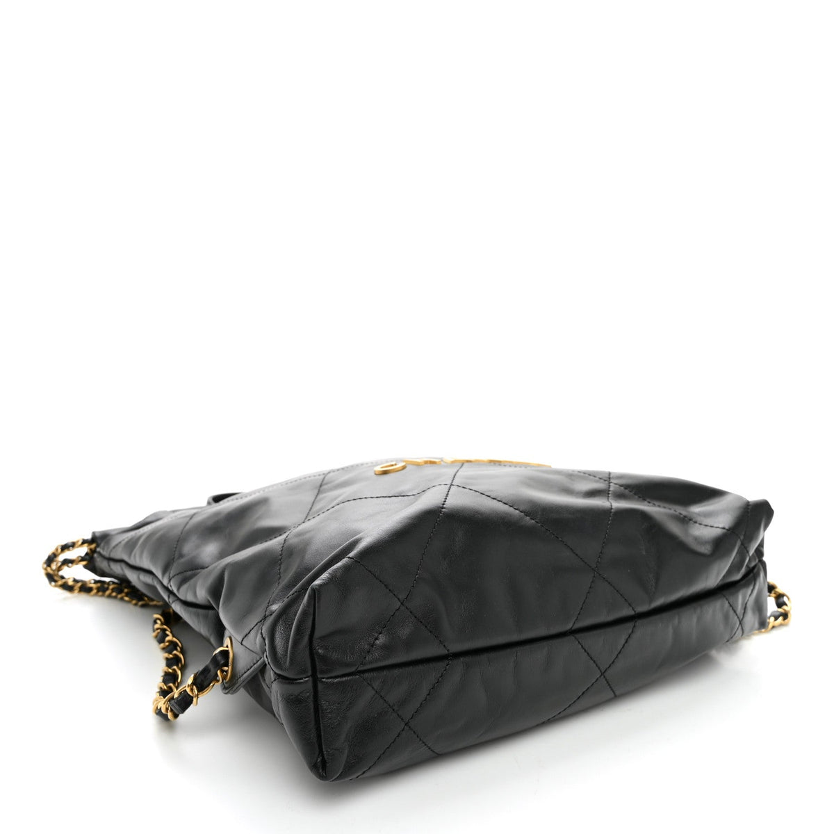 Quilted Calfskin Backpack - Black