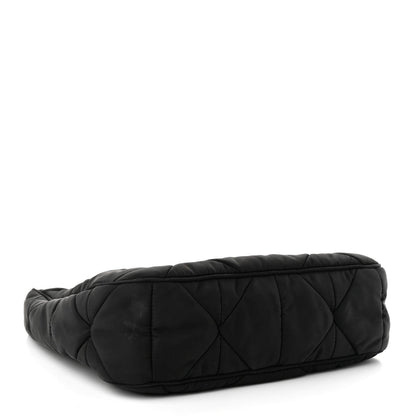 Nylon Shoulder Bag - Black