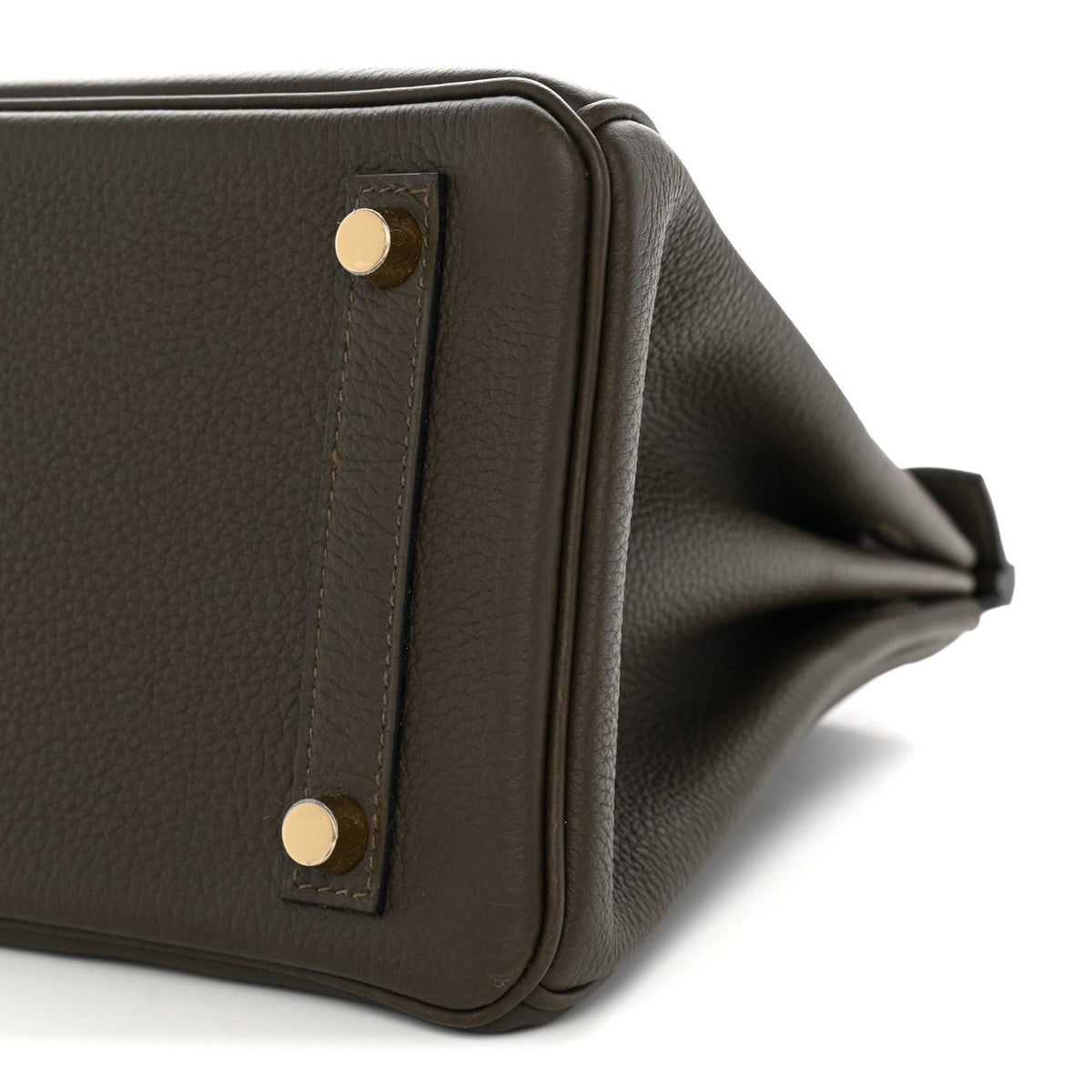 Togo Birkin 25 Vert Loden Handbag