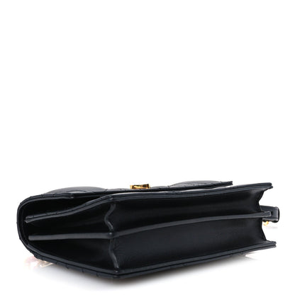 Mini Lambskin Handbag - Black