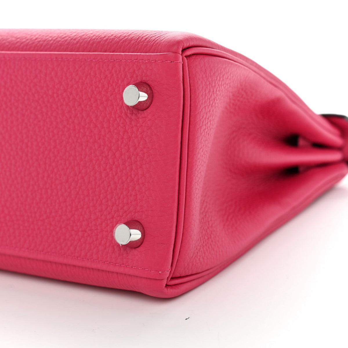 Togo Kelly Retourne 25 Rose Mexico Handbag