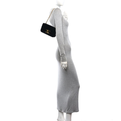 Calfskin Shoulder Bag - Black
