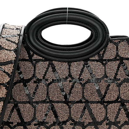 Mini Calfskin Handbag - Black