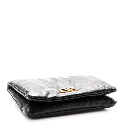 Medium Calfskin Shoulder Bag - Black