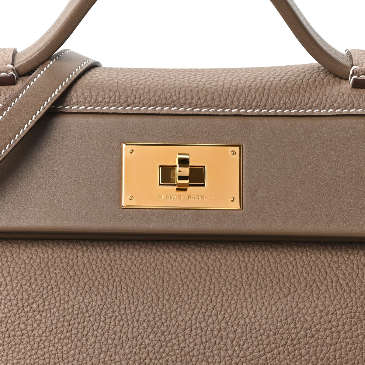 Togo Swift / 29 Etoupe Handbag