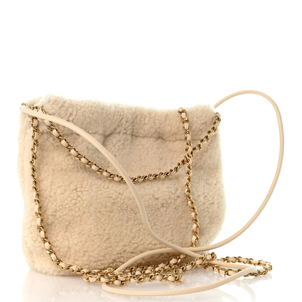 Mini Quilted Shearling Handbag
