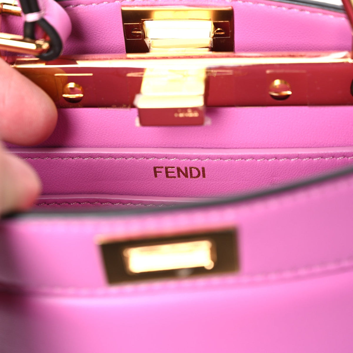Nappa Satchel Bag - Rosa