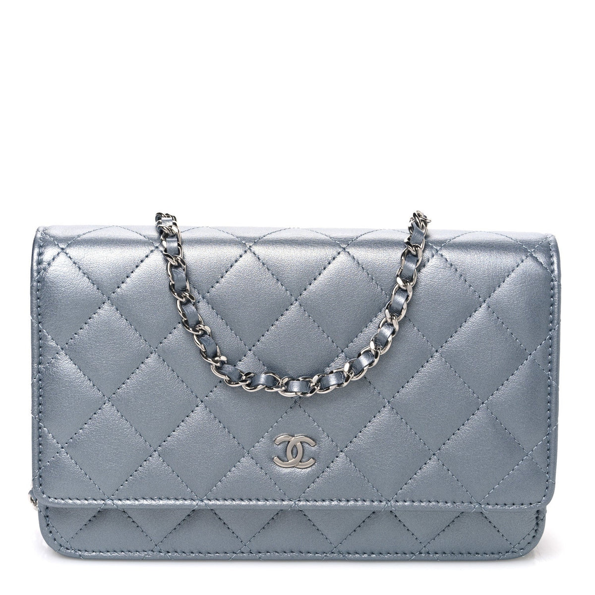 Quilted Lambskin Wallet Bag