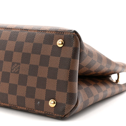 Damier Ebene Lv Riverside Lie De Vin Handbag