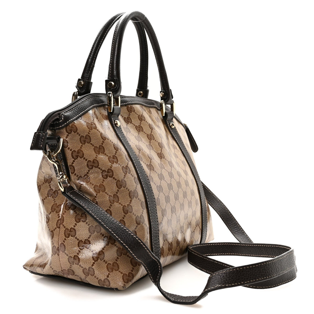 Medium Satchel Bag - Brown