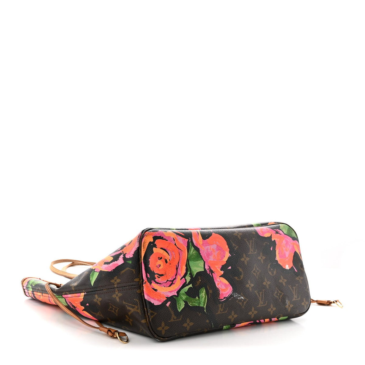 Monogram Roses Neverfull Mm Handbag