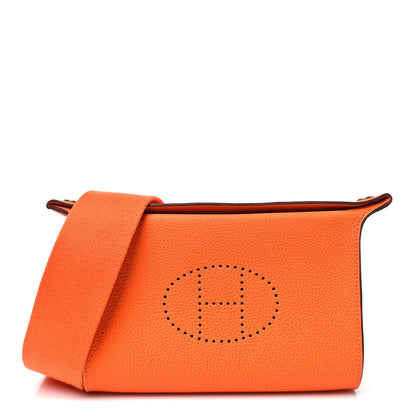 Togo Videpoches Orange Handbag