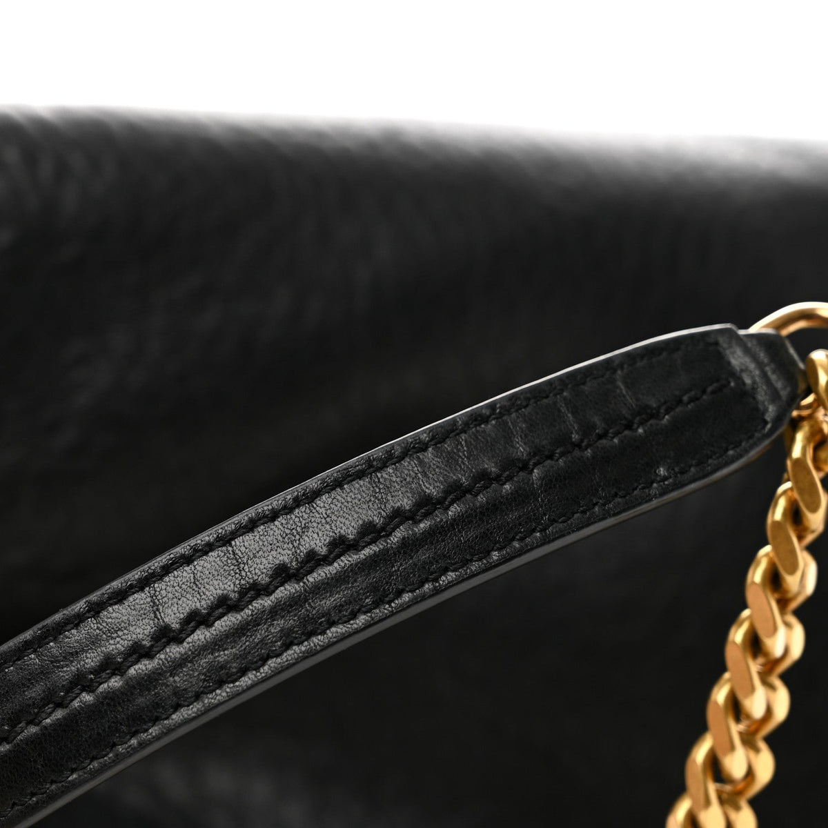 Large Lambskin Handbag - Black