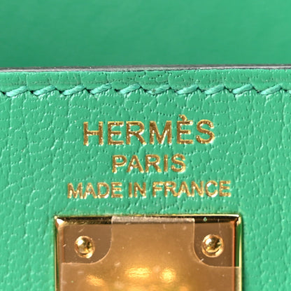 Chevre Chamkila Kelly Sellier 25 Menthe Handbag