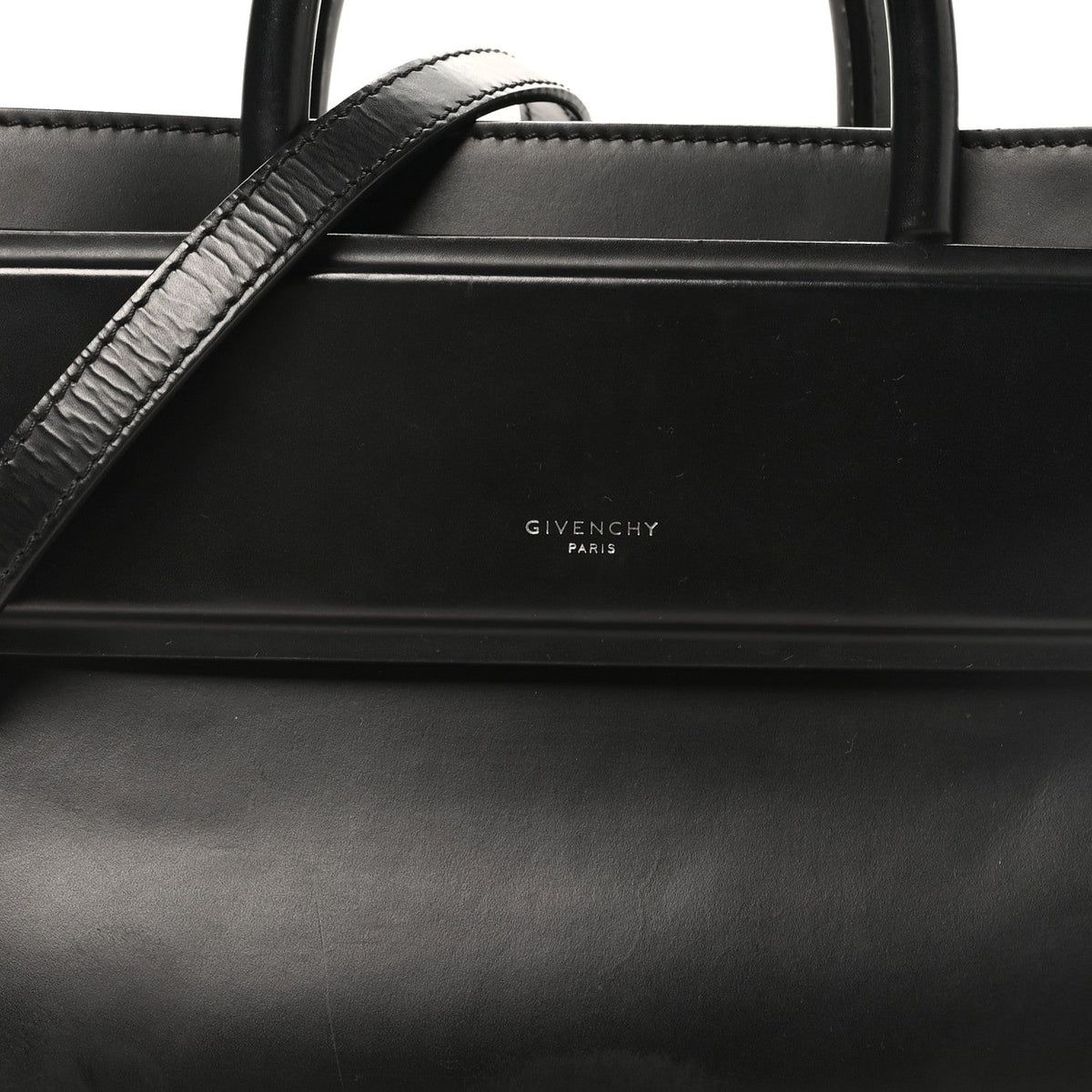 Mini Calfskin Satchel Bag - Black