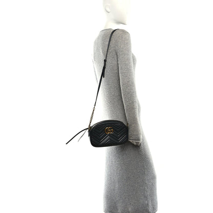 Small Calfskin Shoulder Bag - Black