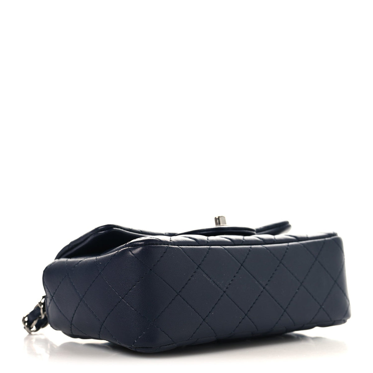 Mini Quilted Lambskin Flap Shoulder Bag - Tan