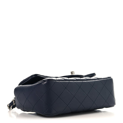 Mini Quilted Lambskin Flap Shoulder Bag - Tan