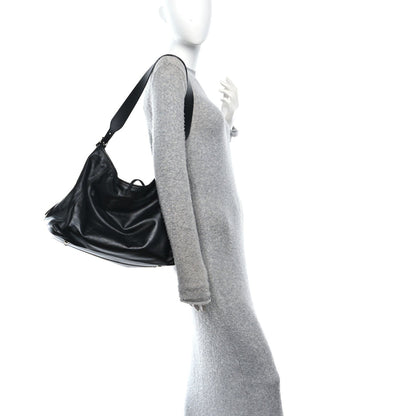 Lambskin Handbag - Black