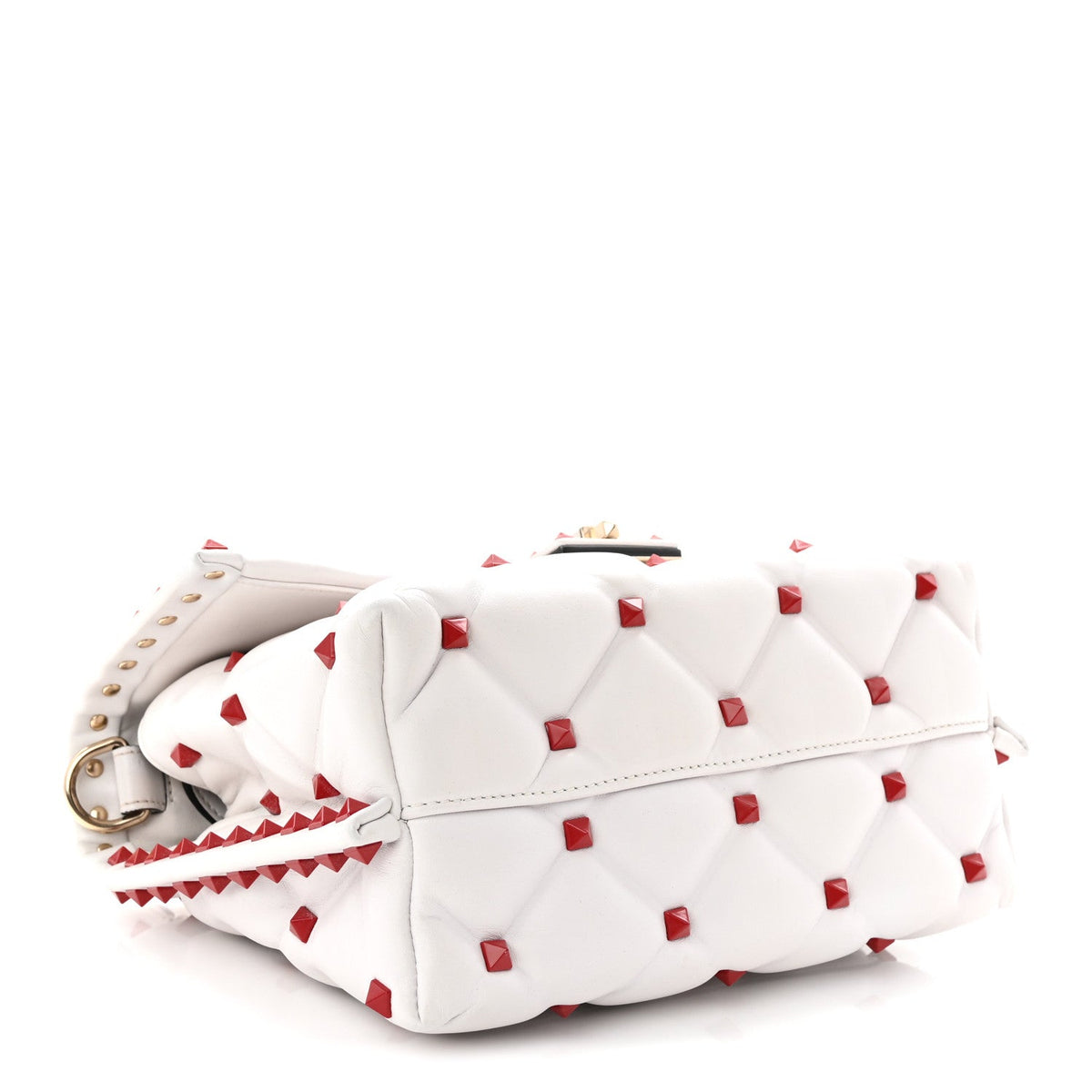 Lambskin Handbag - White