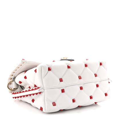 Lambskin Handbag - White