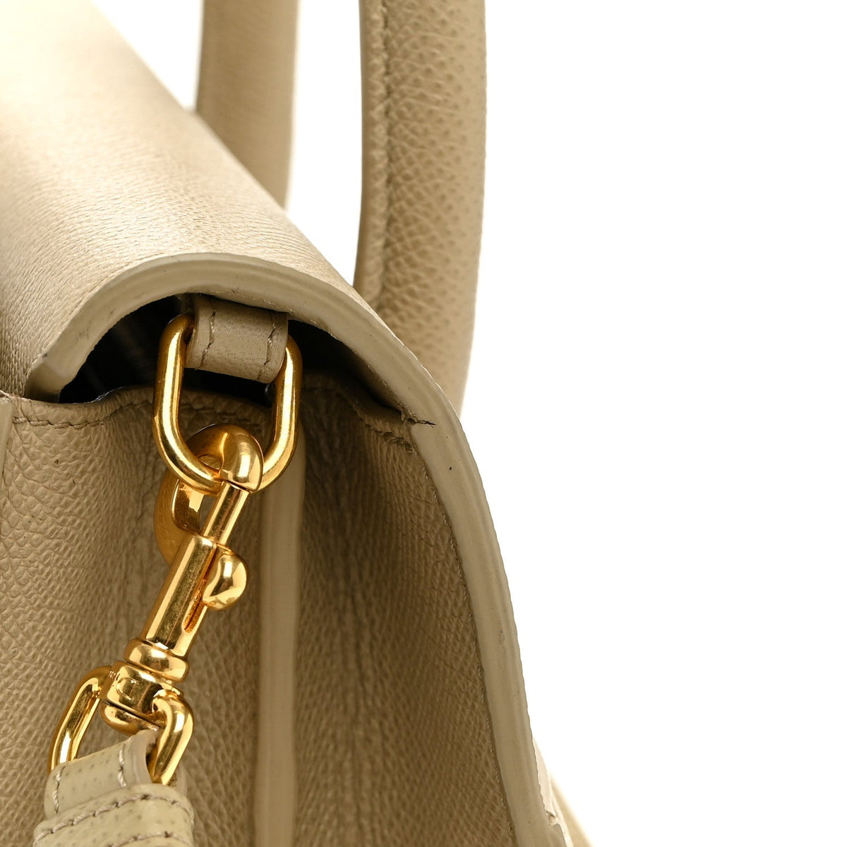 Calfskin Tote Bag - Beige