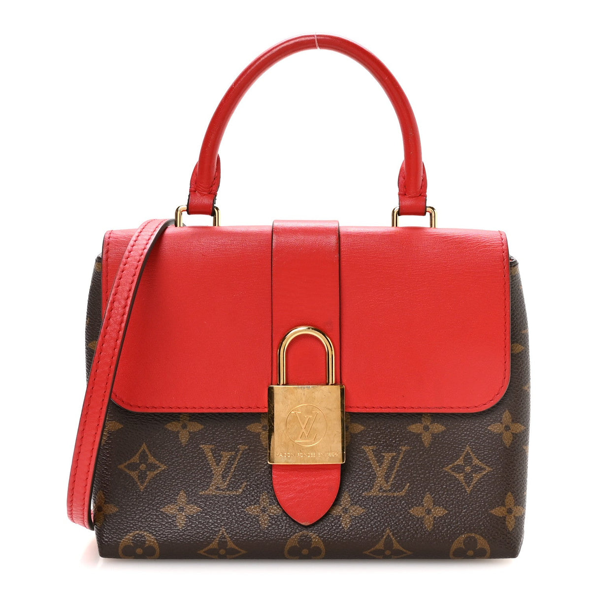 Monogram Locky Bb Coquelicot Handbag