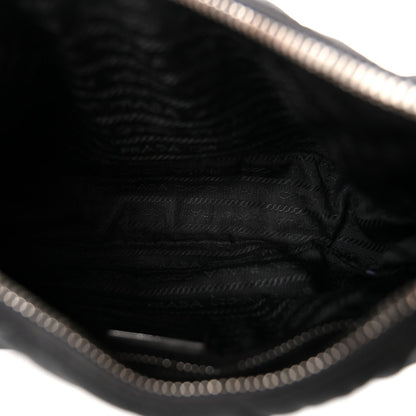 Nylon Shoulder Bag - Black