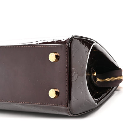 Vernis Brea Mm Amarante Handbag