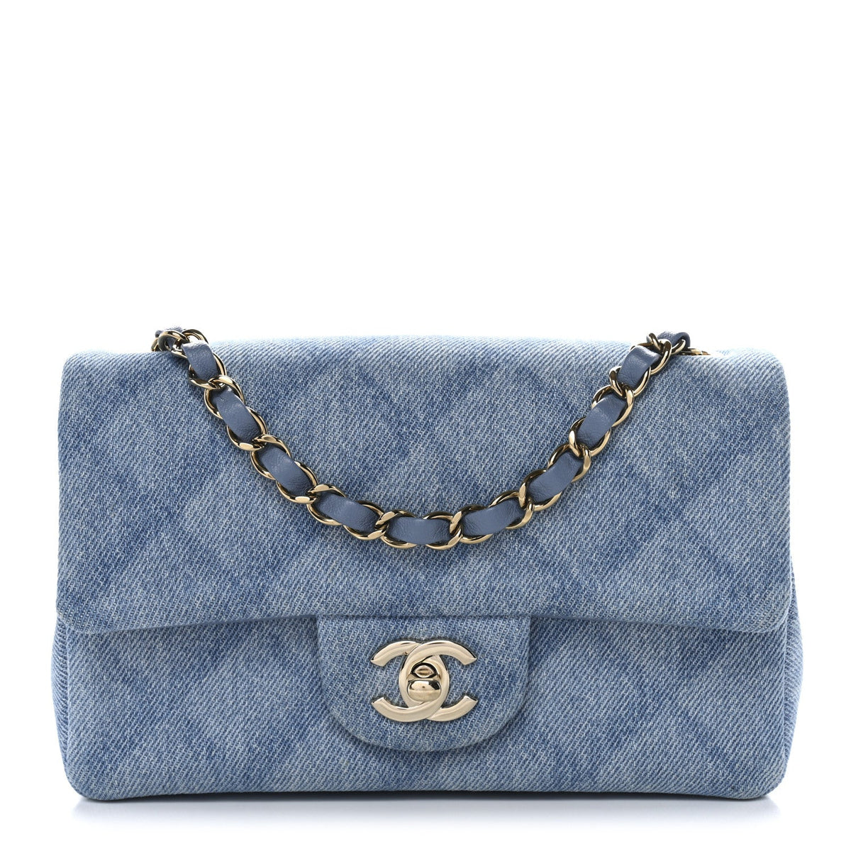 Mini Quilted Flap Shoulder Bag - Tan
