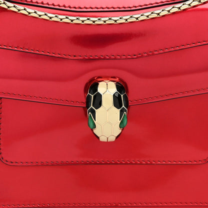 Calfskin Shoulder Bag - Red