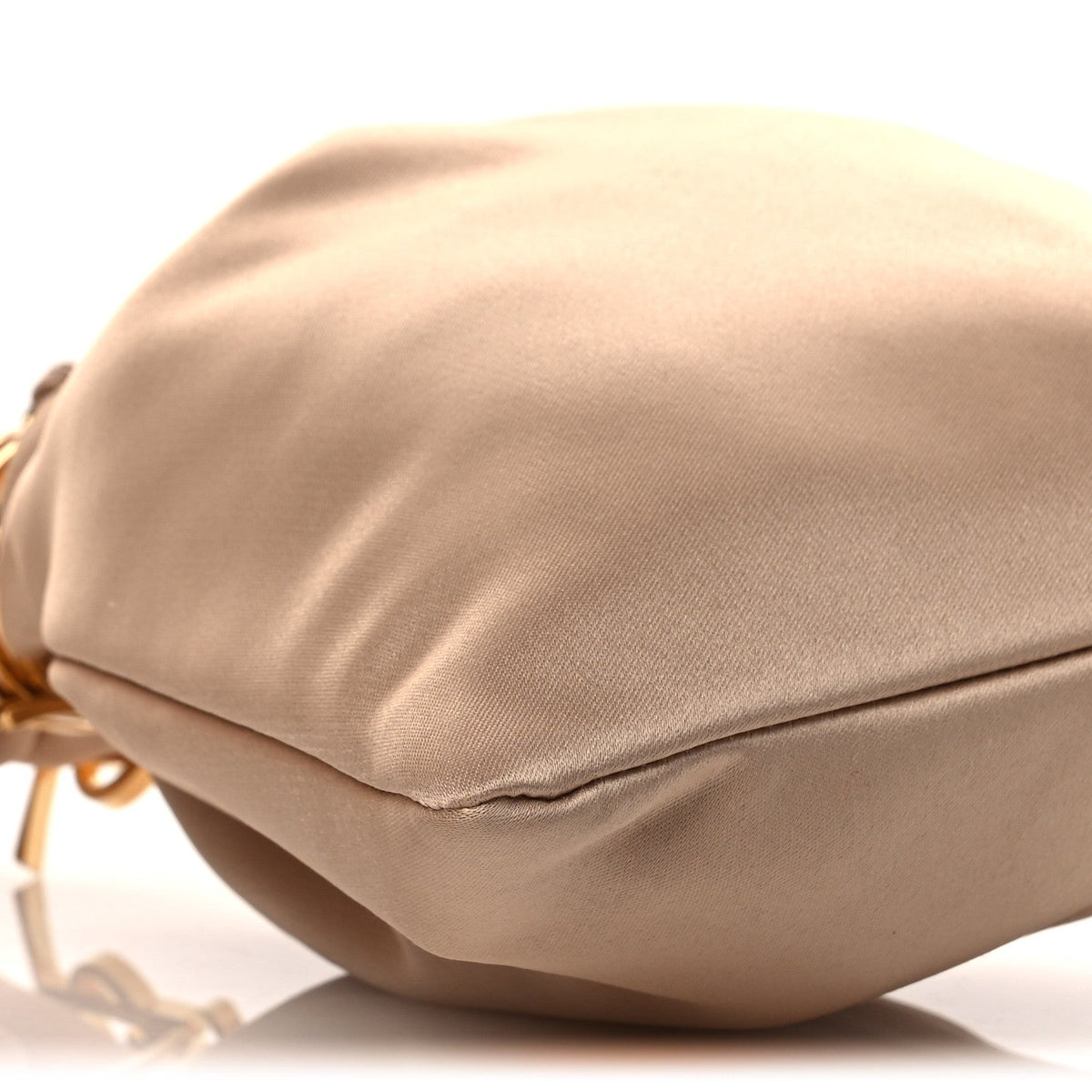 Satin Evening Pouch Nude Baby Nude Pouch