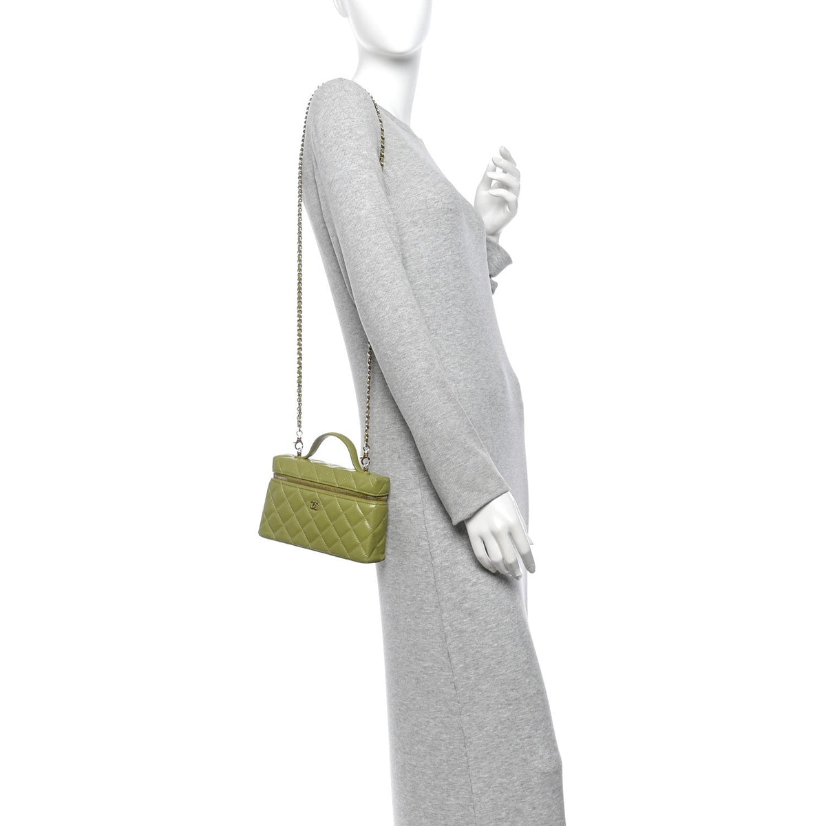 Quilted Caviar Handbag