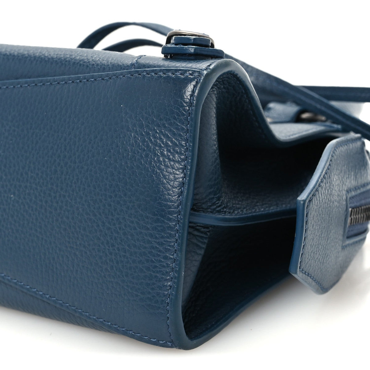 Mini Calfskin Handbag - Blue
