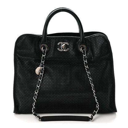 Calfskin Tote Bag - Black